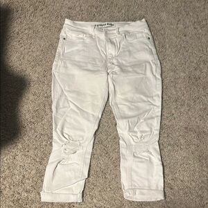 White Distressed Jeans